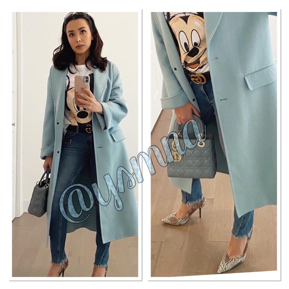 Last🔥Zara wool blend coat bloggers favorite - Picture 9 of 16